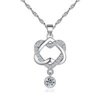 Heart to Heart Knot Necklace and Pendant