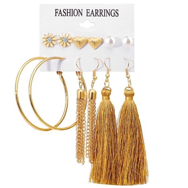 Six Pairs of Beautiful Earrings