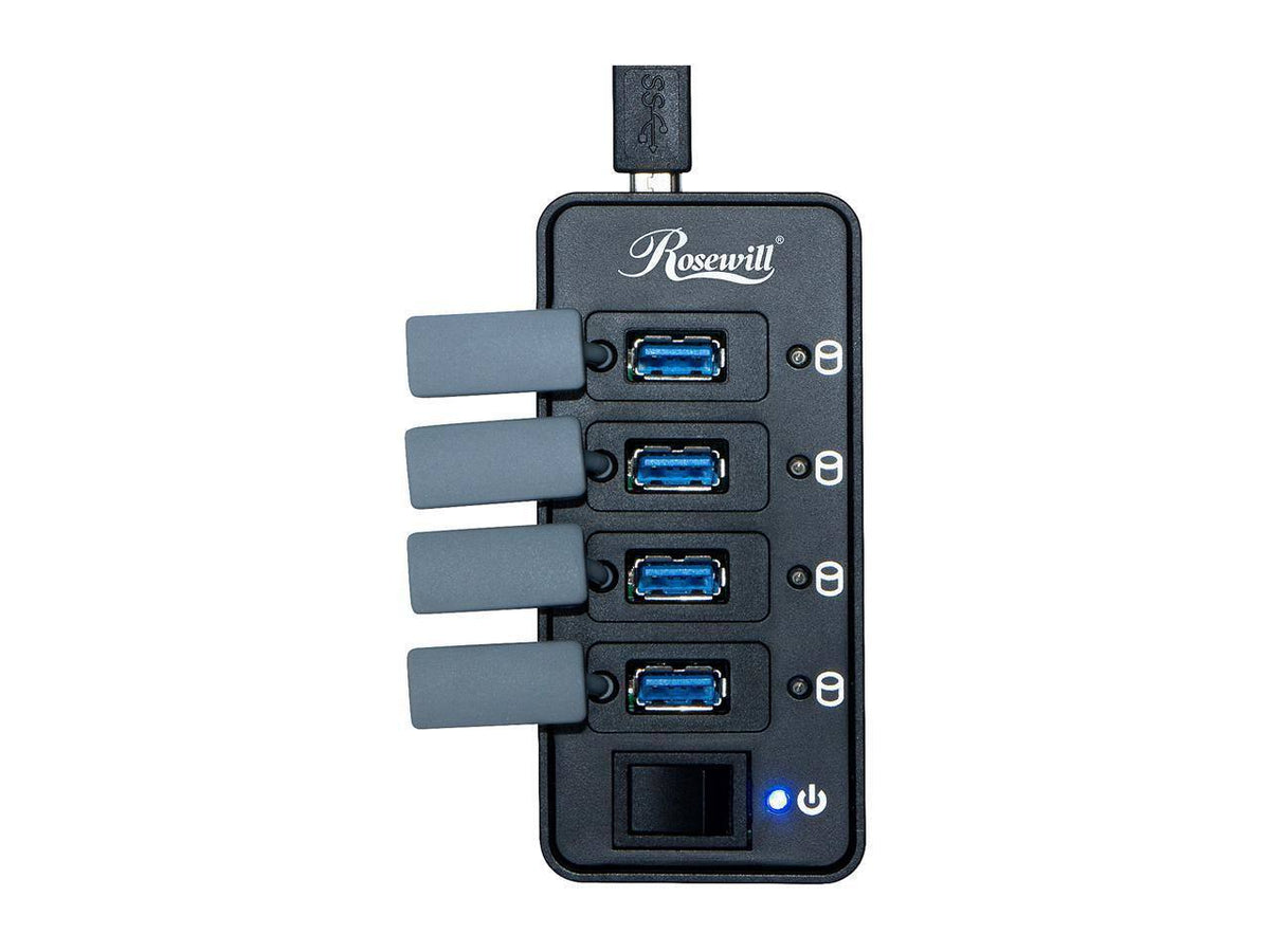 Rosewill RHB-210 USB 3.0 4 Ports Hub with Anti-dust Design