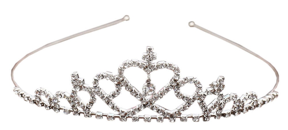 Rhinestone Imperial Crown Beautiful Hair Accessory Crown for Girls Accessory For parties #25
