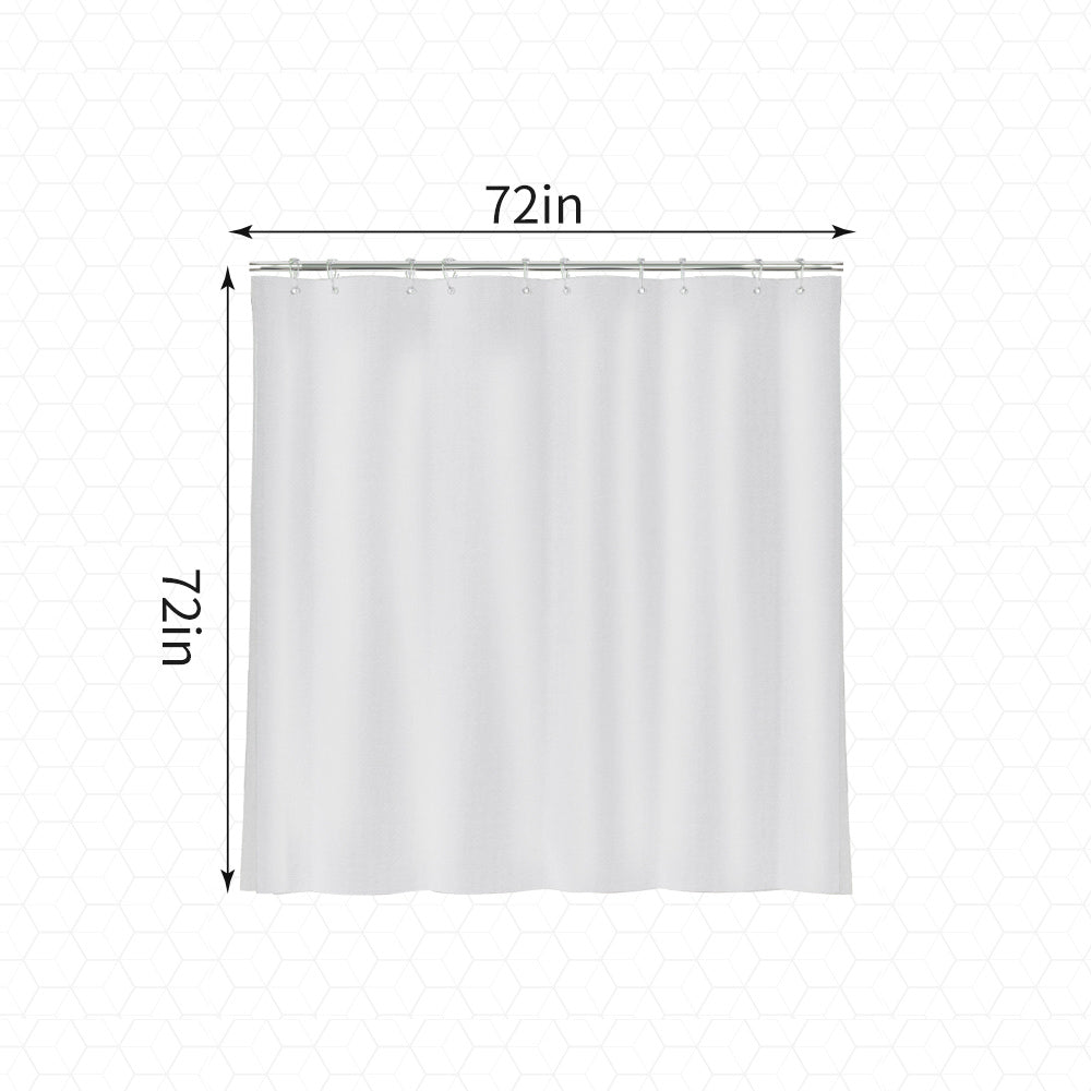 Shower Curtain Set Machine Washable Waterproof Shower Curtains with 12 Rust-Proof Hooks, Polyester Fabric Shower Curtains for Bathroom  YJ