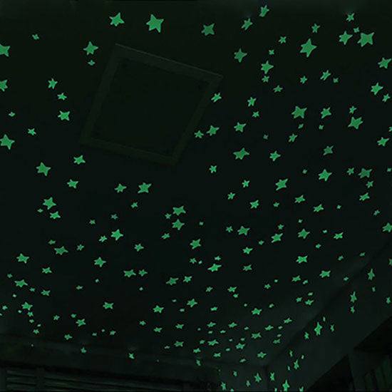 Glow in the Dark Stars Ceiling Wall Stickers