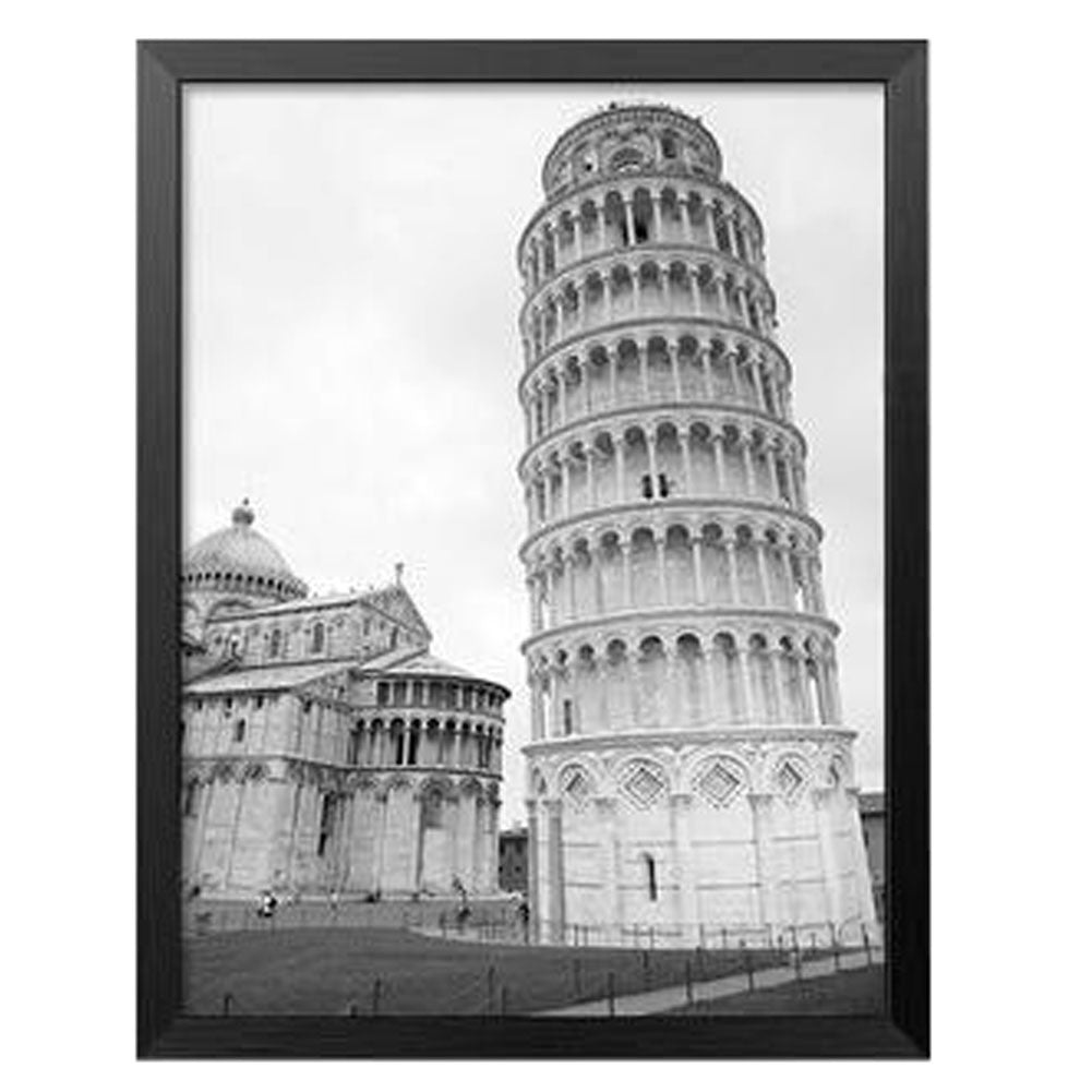 Fashion Durable Home Decor Picture Black and White Building Decor Painting for Wall Hanging, #03