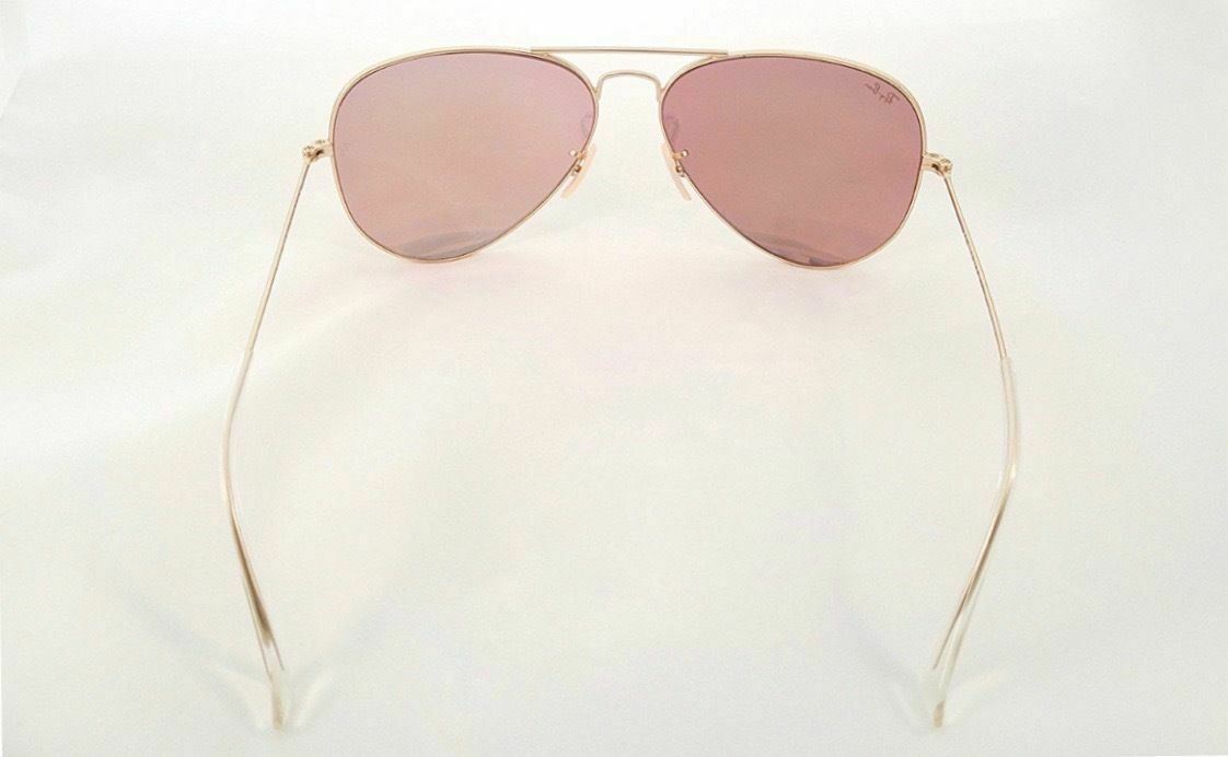 Ray-Ban   RB 3025 3026 Aviator 112/Z2 Sunglasses Pink Mirror Lenses With Gold Frame