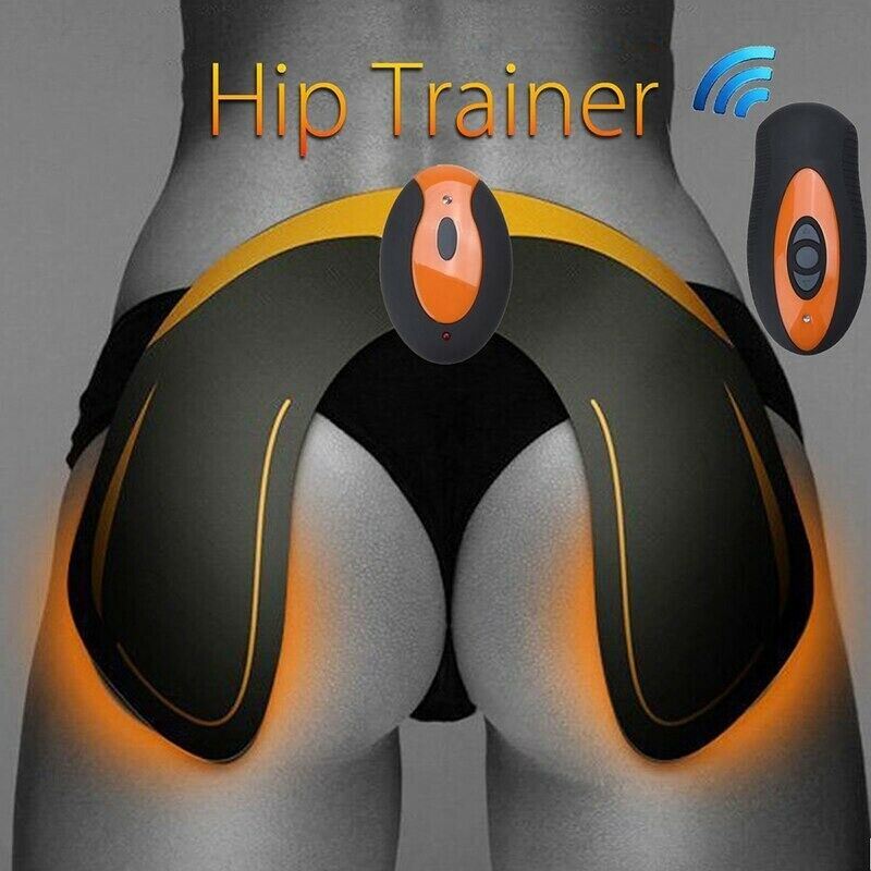 Free shipping EMS Smart Hips Trainer Butt Toner Women Massage Integrated Fitness Equipments With the remote control