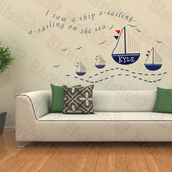 Ocean Trip - Wall Decals Stickers Appliques Home Decor