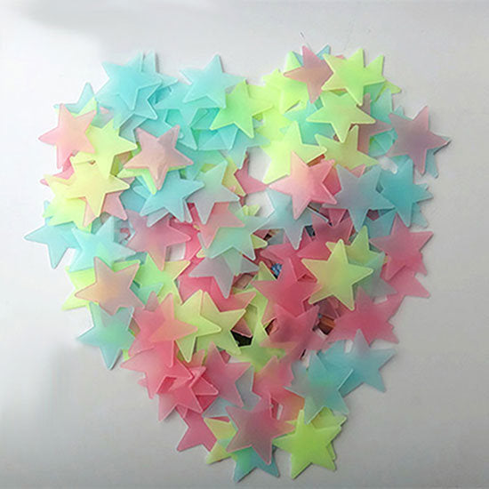 Glow in the Dark Stars Ceiling Wall Stickers