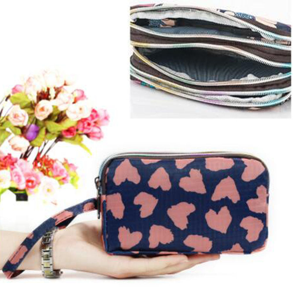 Durable AndPractical HandbagCoin Purse Wallet Lady Creative Simple Three-layer Zipper Fashion Gift,Y