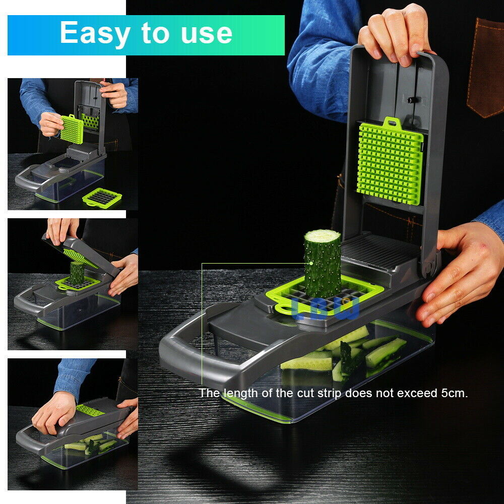 Free shipping16 sets Vegetable Slicer Chopper Food Kitchen Onion Potato Peeler Manual Multifunction for Mother's Day Gifts  YJ