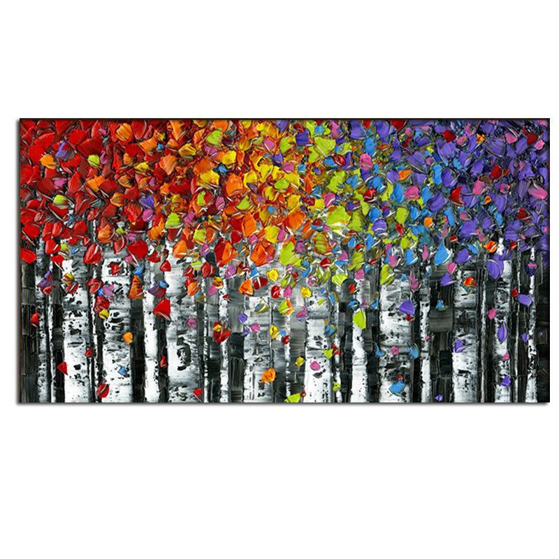 Hand Painted  Abstract Oil Painting Wall Art