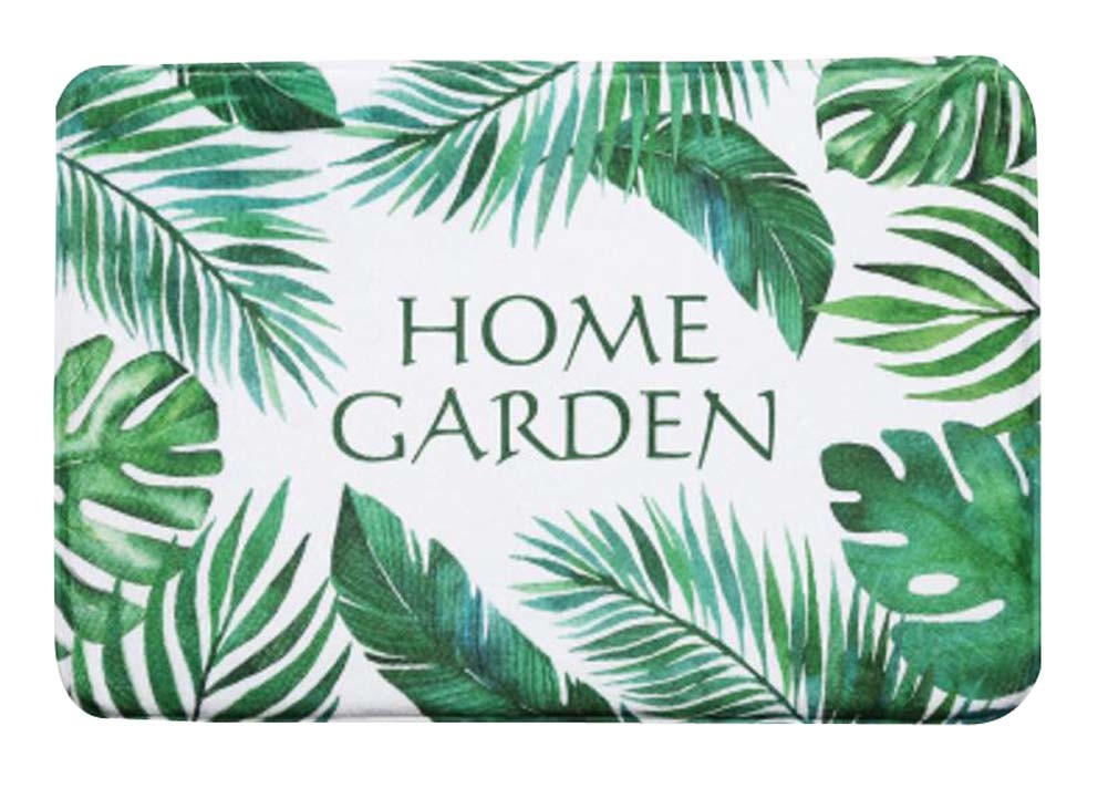 Plant Pattern Door Mat Kitchen Bedroom Mat, Home