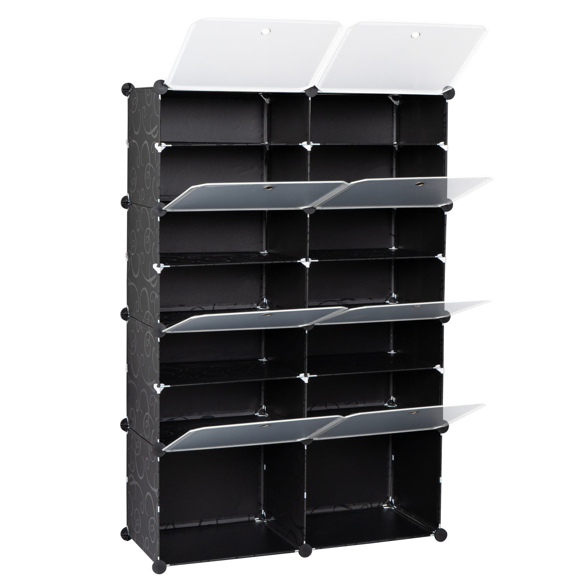 7-Tier Portable 28 Pair Shoe Rack Organizer