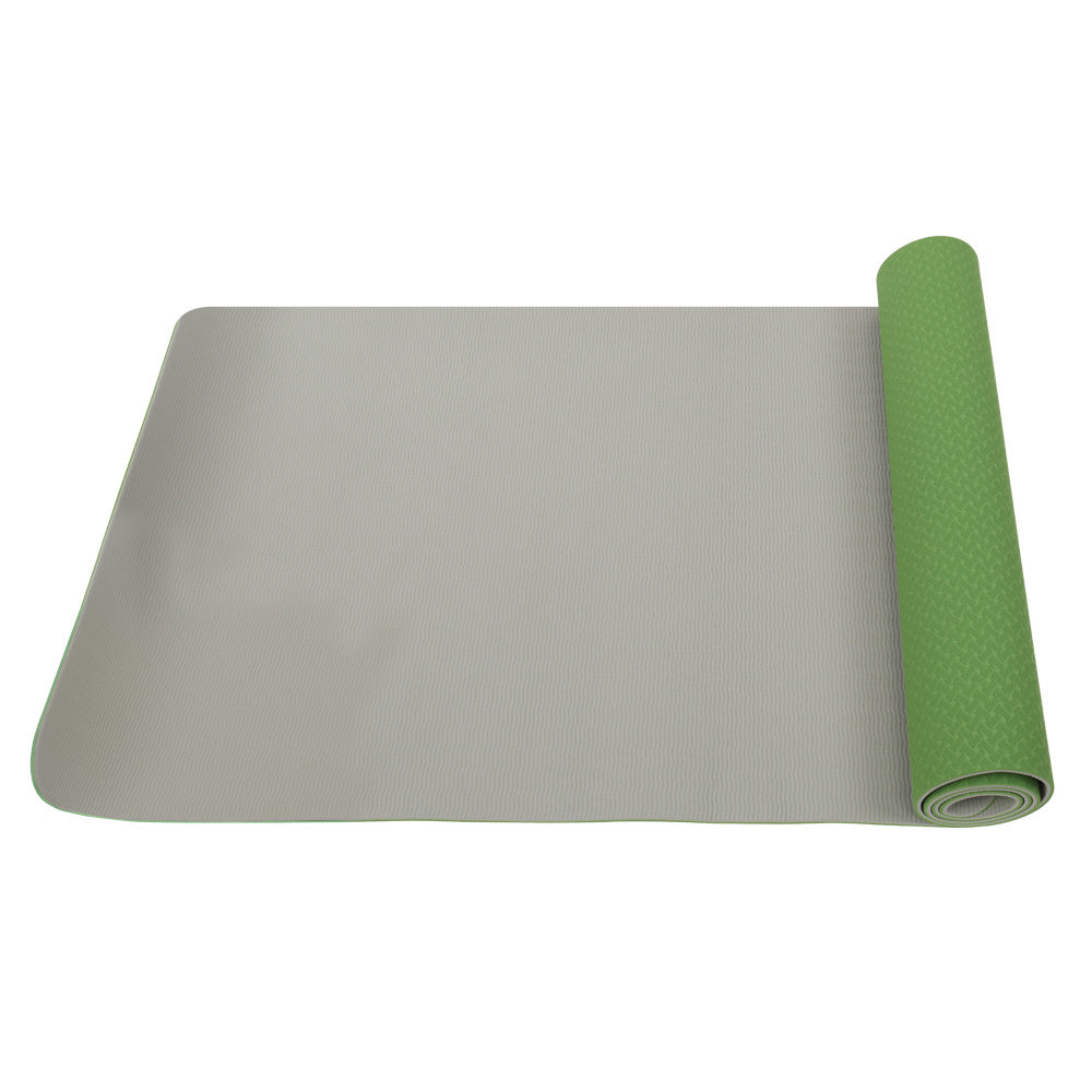 Yoga Mat Classic 1/4 Inch Thick Pro Yoga Mat Eco Friendly Non Slip Fitness Exercise Mat with Carrying Strap-Workout Mat for Yoga, Pilates and Floor Exercises