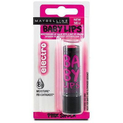 Maybelline Baby Lips Colored Lip Balm 8hrs Moisture Hydration Electro Pop 3.5g - Fierce n Tangy 75 (hs2113)