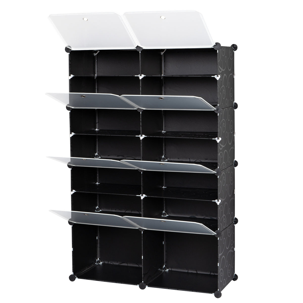 7-Tier Portable 28 Pair Shoe Rack Organizer
