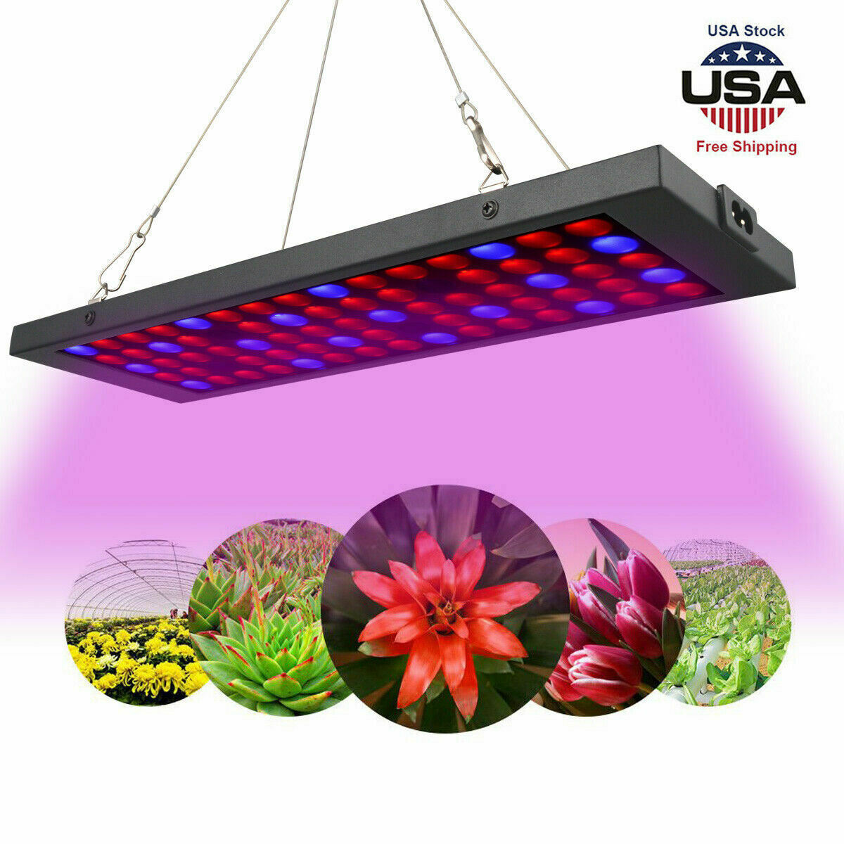 Free shipping Hydroponic 1000W LED Grow Light Full Spectrum For Indoor Flower Plant Lamp UV IR