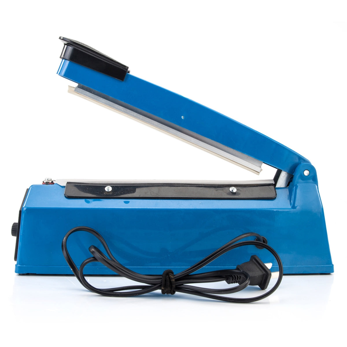 8" 300W Plastic Heat Sealer Sealing Machine US Standard Blue