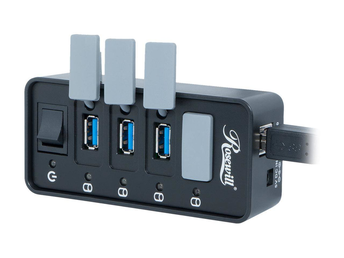 Rosewill RHB-210 USB 3.0 4 Ports Hub with Anti-dust Design