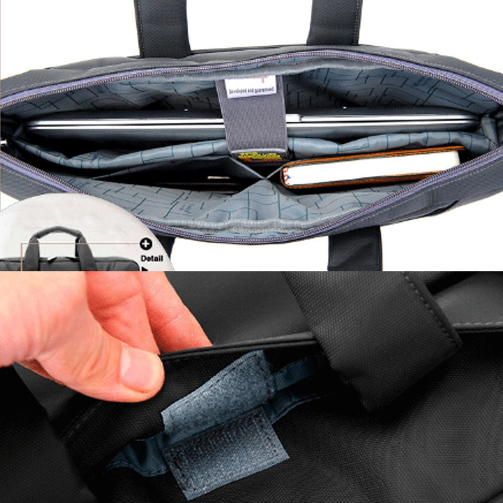 Shoulder Laptop Bag Case Sleeve Computer Bags Briefcase for 14" Laptops - Black