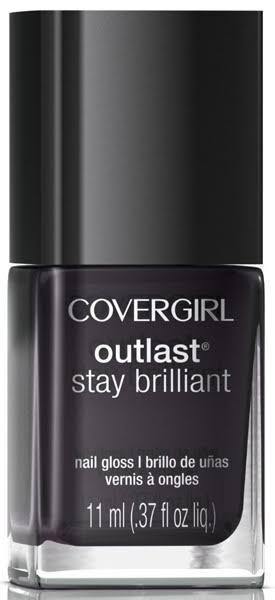 Covergirl Outlast Stay Brilliant Nail Gloss 325 Black Diamond
