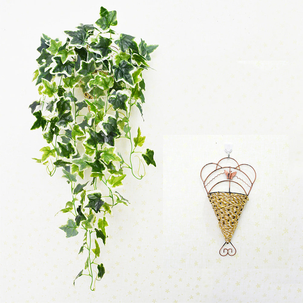 Artificial Plant Vine Creative Home Garden Wall Decoration Wall Hanging [G]