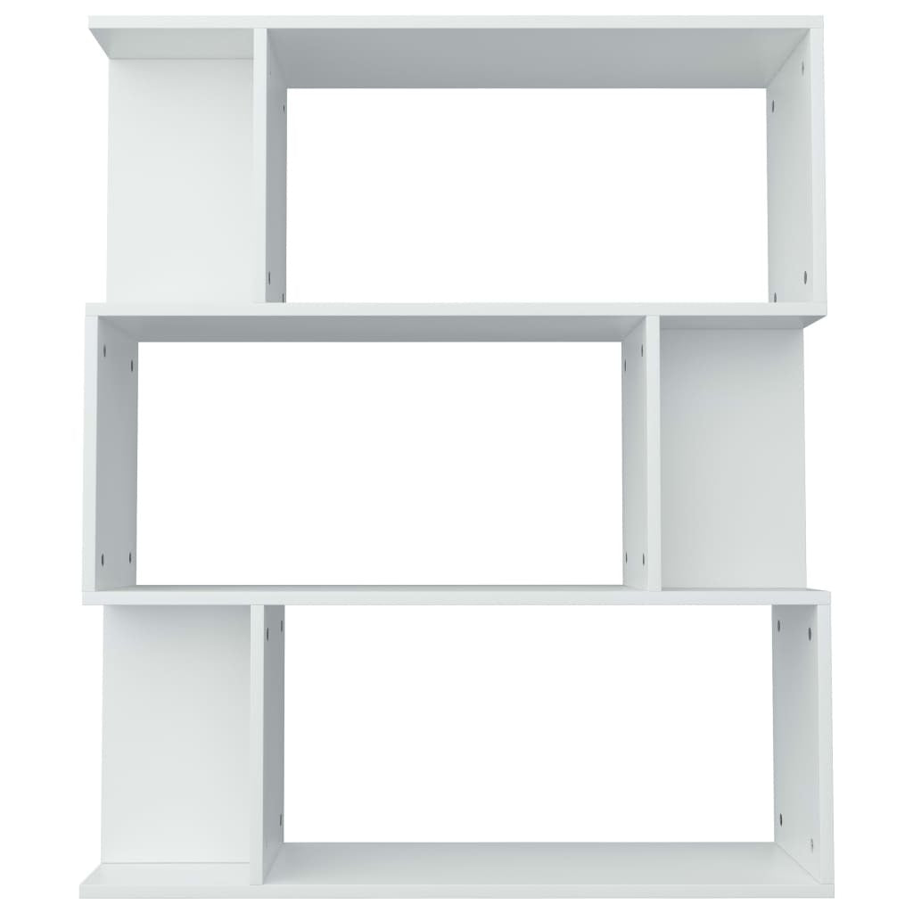 Book Cabinet/Room Divider White 31.5"x9.4"x37.8" Chipboard