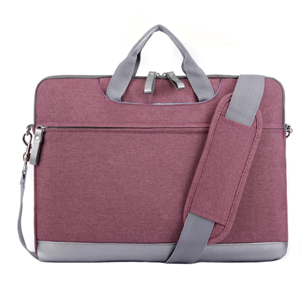 Shoulder Laptop Bag Case Sleeve Computer Bags Briefcase for 13.3" Laptops - Wine