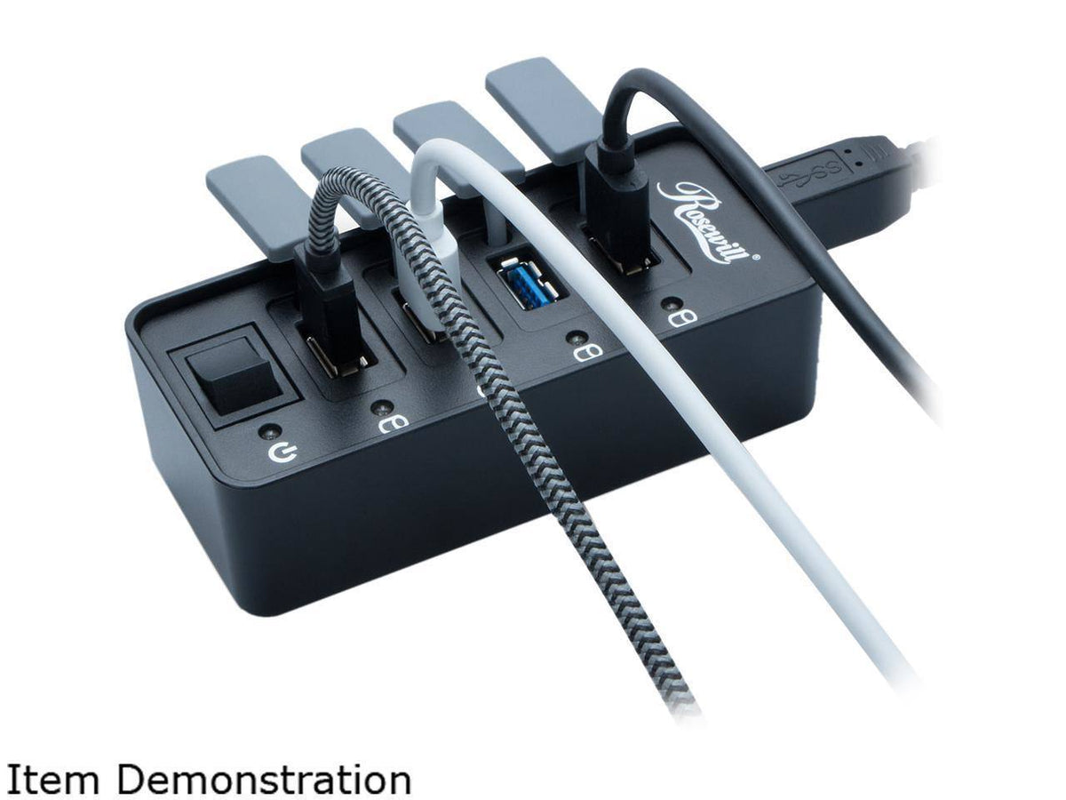 Rosewill RHB-210 USB 3.0 4 Ports Hub with Anti-dust Design