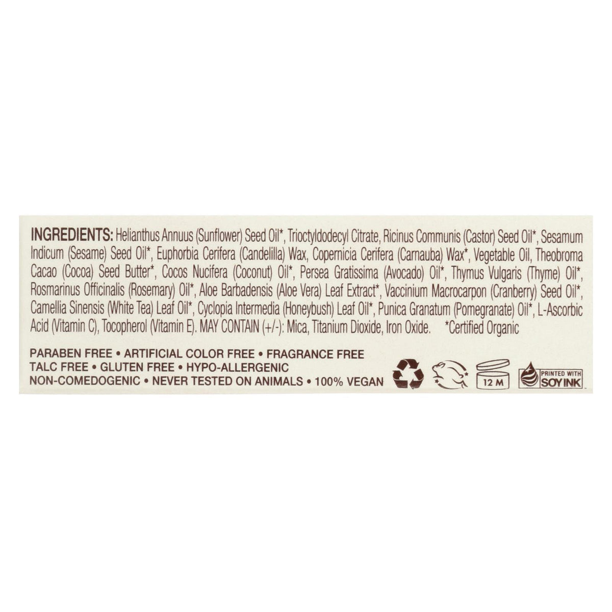 Mineral Fusion - Lipstick - Crush - 0.137 oz.