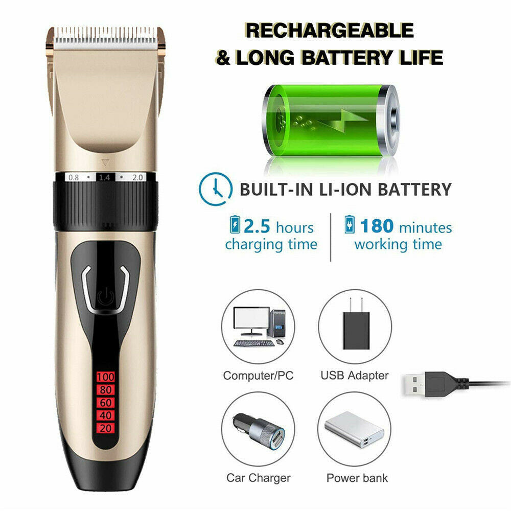 Black Friday Free shipping Cordless Electric Hair Clipper