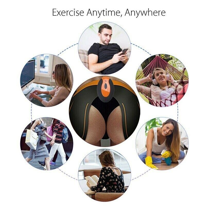 Free shipping EMS Smart Hips Trainer Butt Toner Women Massage Integrated Fitness Equipments With the remote control