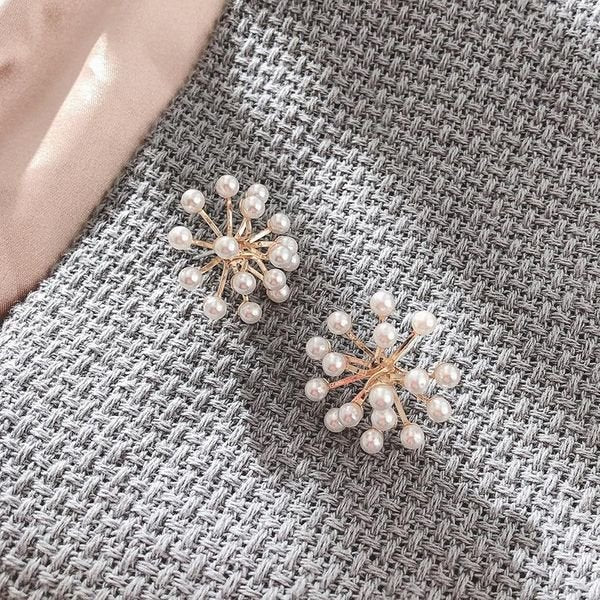 Pearl Starburst Earrings